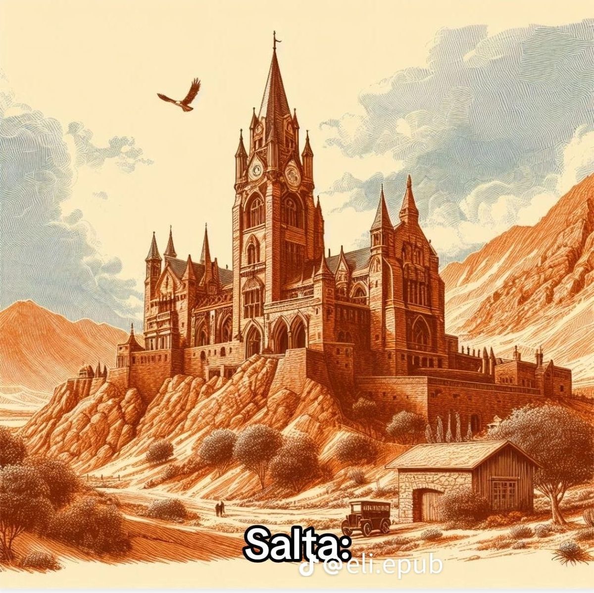 Así luciría Hogwarts si estuviera en Salta. Así luciría Hogwarts si estuviera en Salta.
