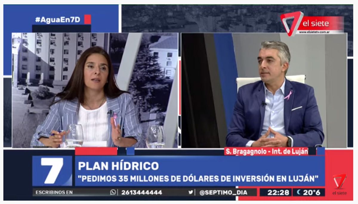Con los 35 millones de dólares que Bragagnolo pretende que lleguen a Luján preve modernizar una de las dos plantas potabilizadoras, mejorar la conducción del agua potable y adquirir medidores.