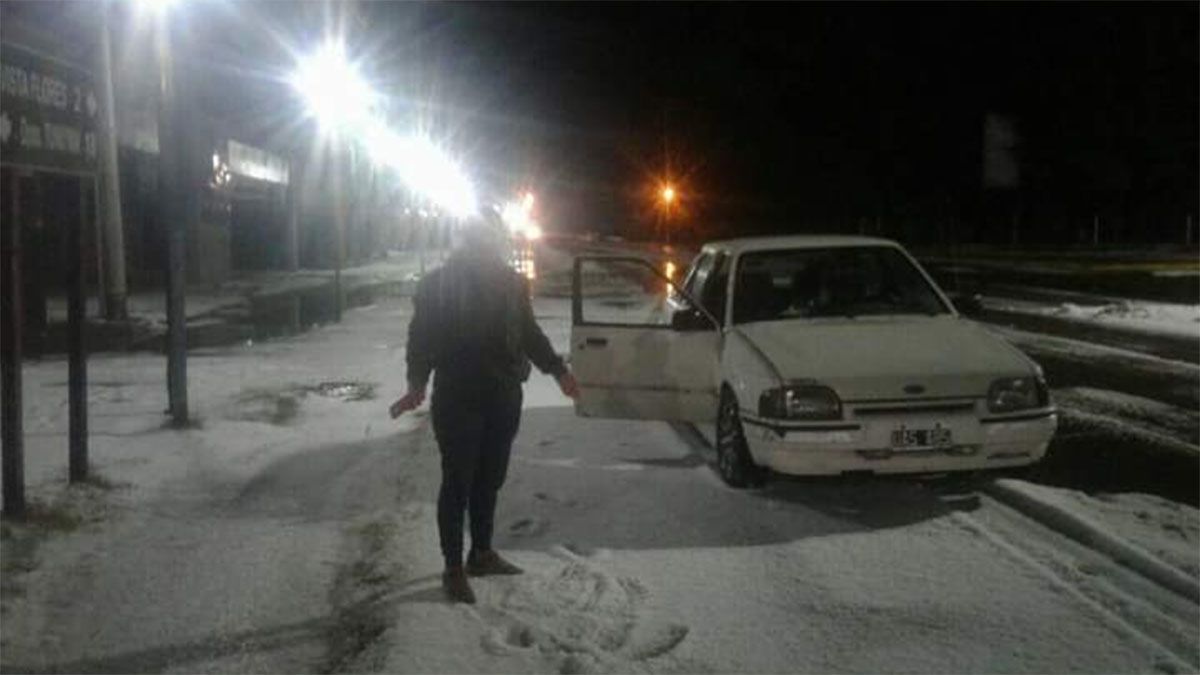 Fotos: las impactantes imágenes del granizo en Mendoza