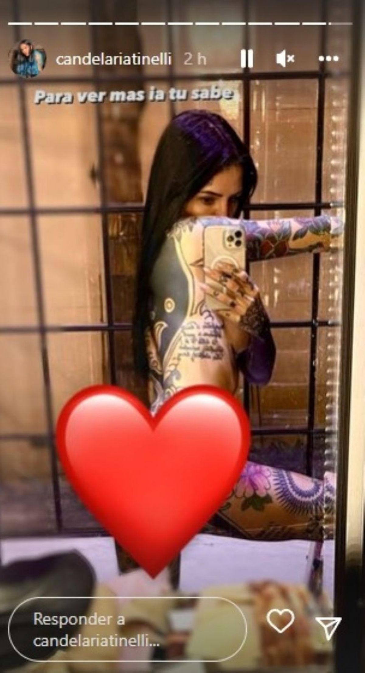 Mostró todo el sideboob!, tremenda foto de Cande Tinelli en Only Fans