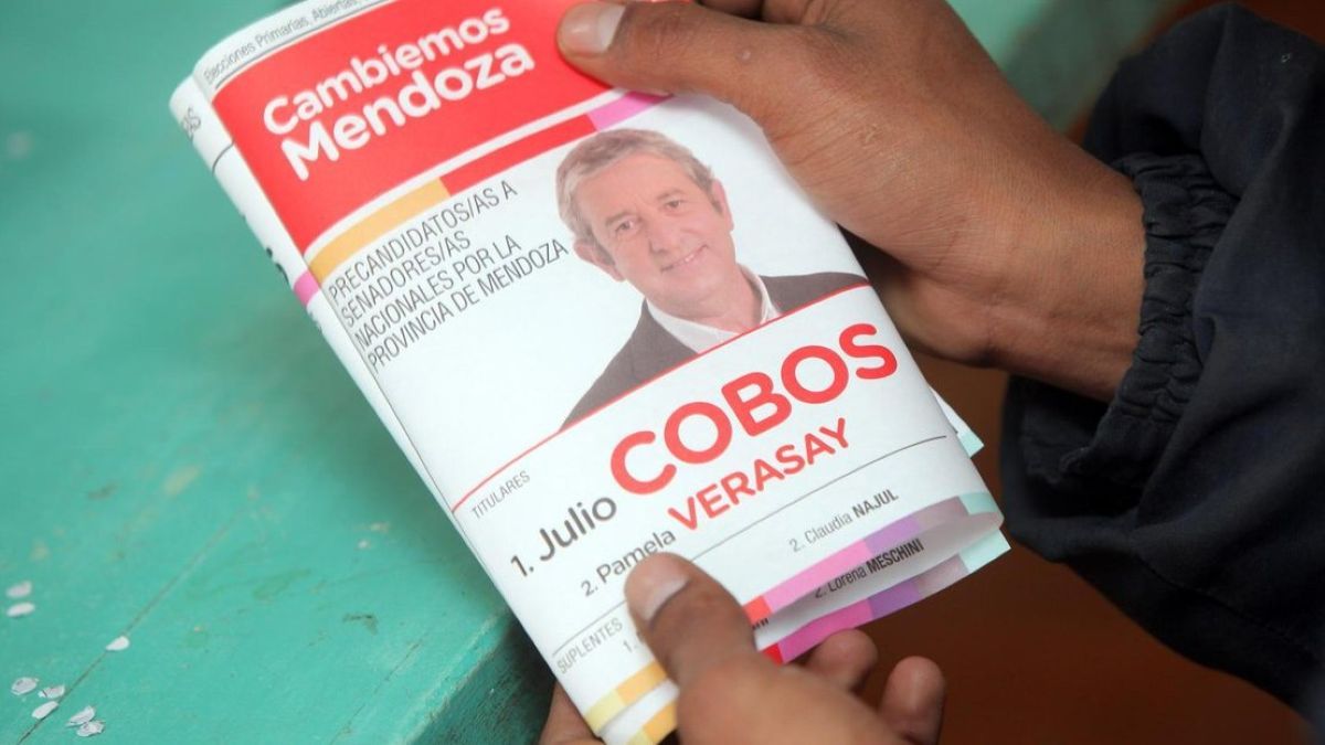 "Cambiemos Mendoza". Todavía había preponderancia albirroja. Después llegaron los muchos colores de Cambiemos y de Juntos. Ahora, el violeta. "Cambiemos Mendoza". Todavía había preponderancia albirroja. Después llegaron los muchos colores de Cambiemos y de Juntos. Ahora, el violeta.