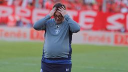 A Berti no le gustó nada el arbitraje.