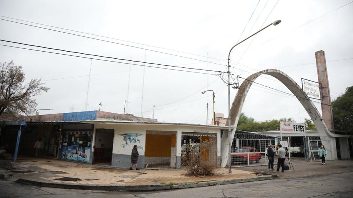 Así se ve hoy el predio que ocupó la terminal de San Rafael por 50 años.
