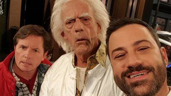 Marty McFly y el Doc llegaron a 2015 en vivo