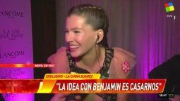 La China Suárez contó cómo fue la romántica propuesta de casamiento de Vicuña