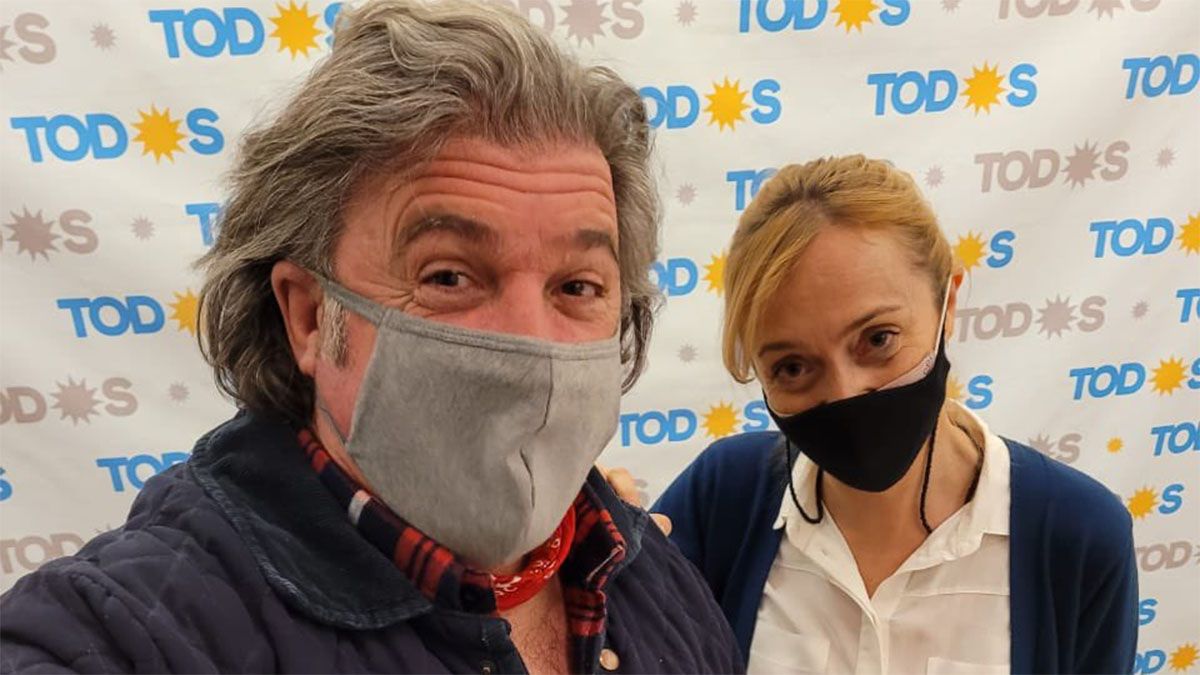 Barbijos. Ramón y Sagasti sellaron su alianza política a mediados de 2021, en plena temporada de cubrebocas por la pandemia de Covid.