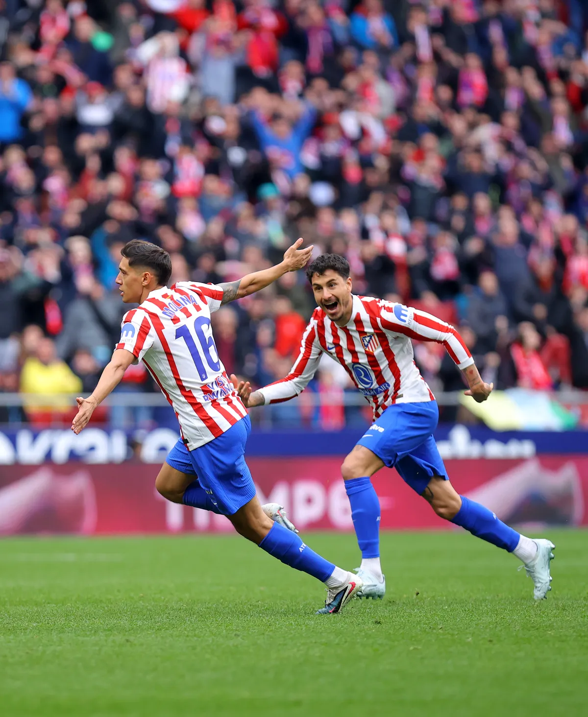 Nahuel Molina marcó un golazo para la victoria del Atlético de Madrid.