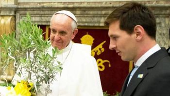 Lionel Messi y su sentido adiós al papa Francisco: 