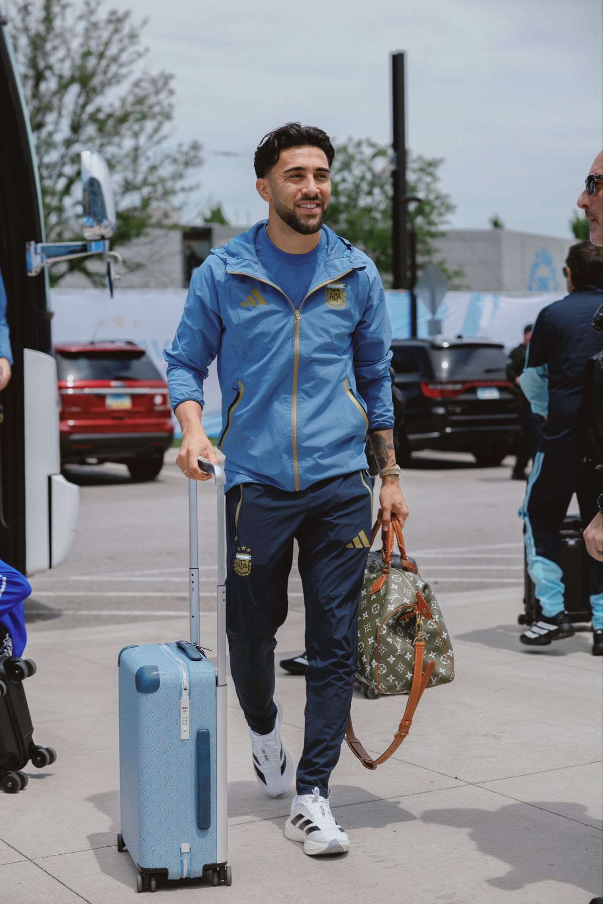 Nico González es uno de los jugadores de la Selección argentina que se recupera de una lesión.