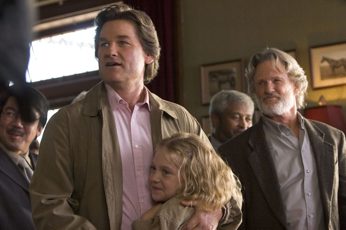 Dakota Fanning y Kurt Russell. Dakota Fanning y Kurt Russell.