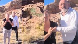 Fin de la historia de los turistas que vandalizaron las rocas en Potrerillos. Para tomar conciencia tienen que realizar trabajo social en Carlos Casares.