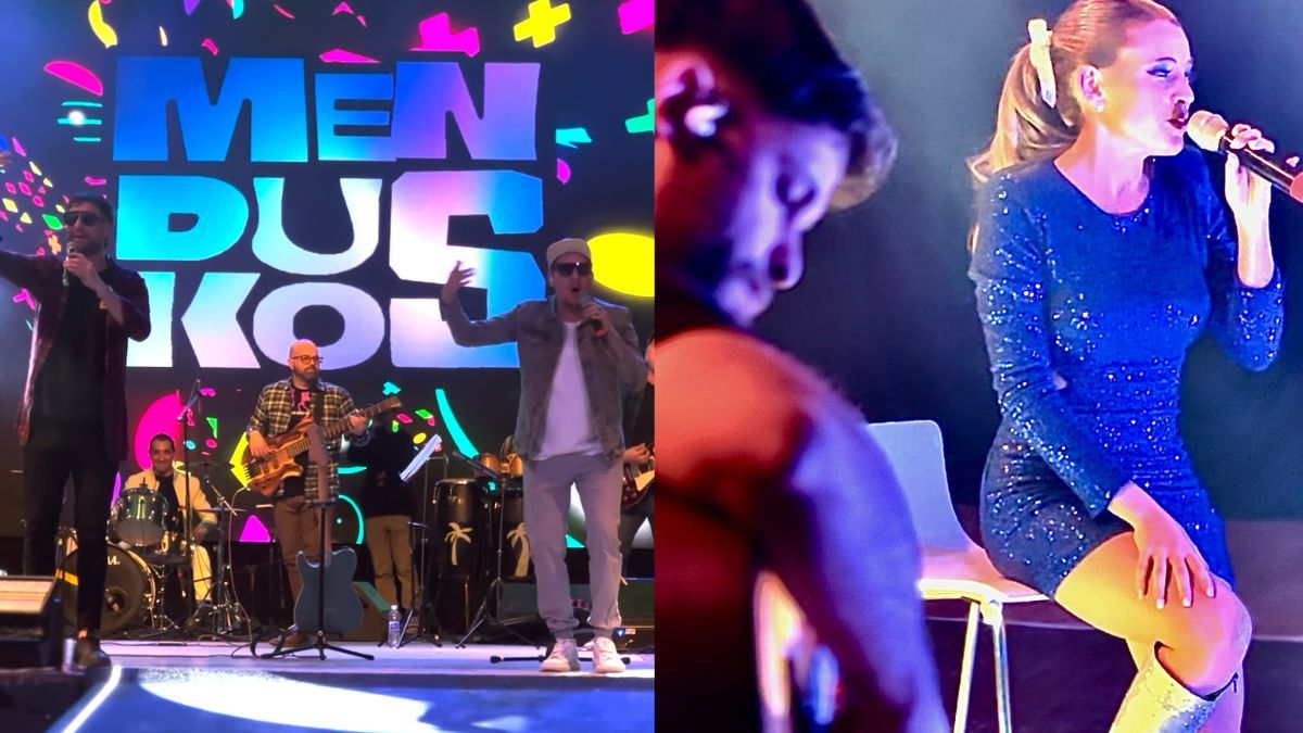 La propuesta musical de la Fiesta de la Nieve estuvo a cargo de Los Mendukos y Clari Ceschín.