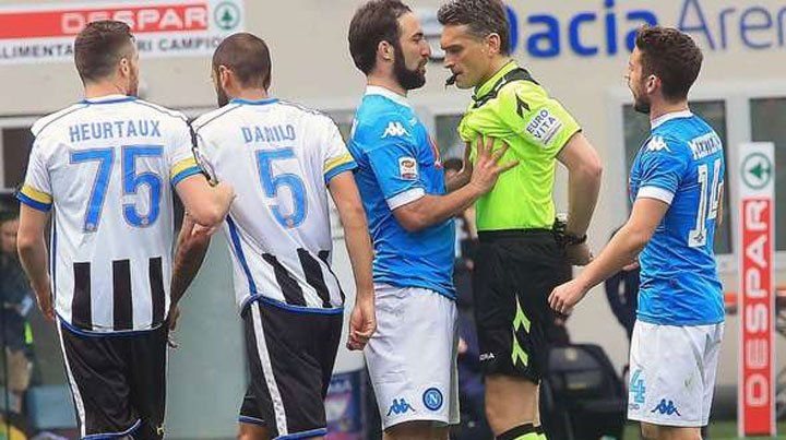 La expulsión de Higuaín le quitó el sueño del scudetto