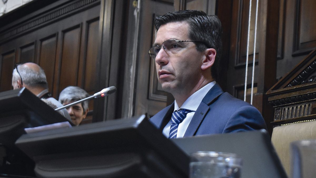 Andrés Lombardi, presidente de la Cámara de Diputados. Andrés Lombardi, presidente de la Cámara de Diputados.