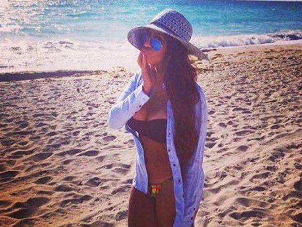 Las fotos de las vacaciones de la sexy hermana de Neymar