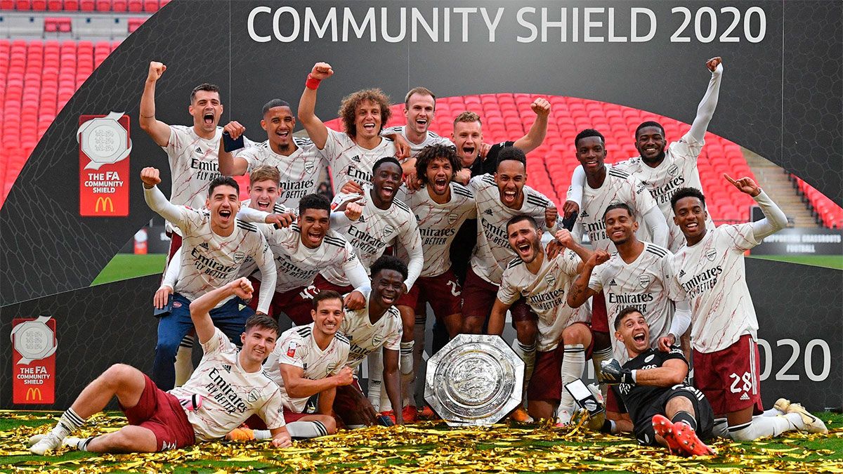 Arsenal superó a Liverpool y es campeón de la Community Shield