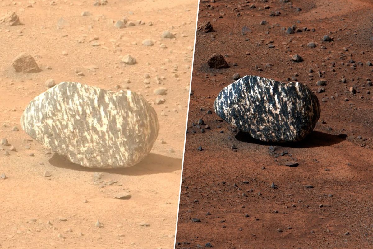 Científicos de la NASA descubren una roca de características únicas en Marte Científicos de la NASA descubren una roca de características únicas en Marte