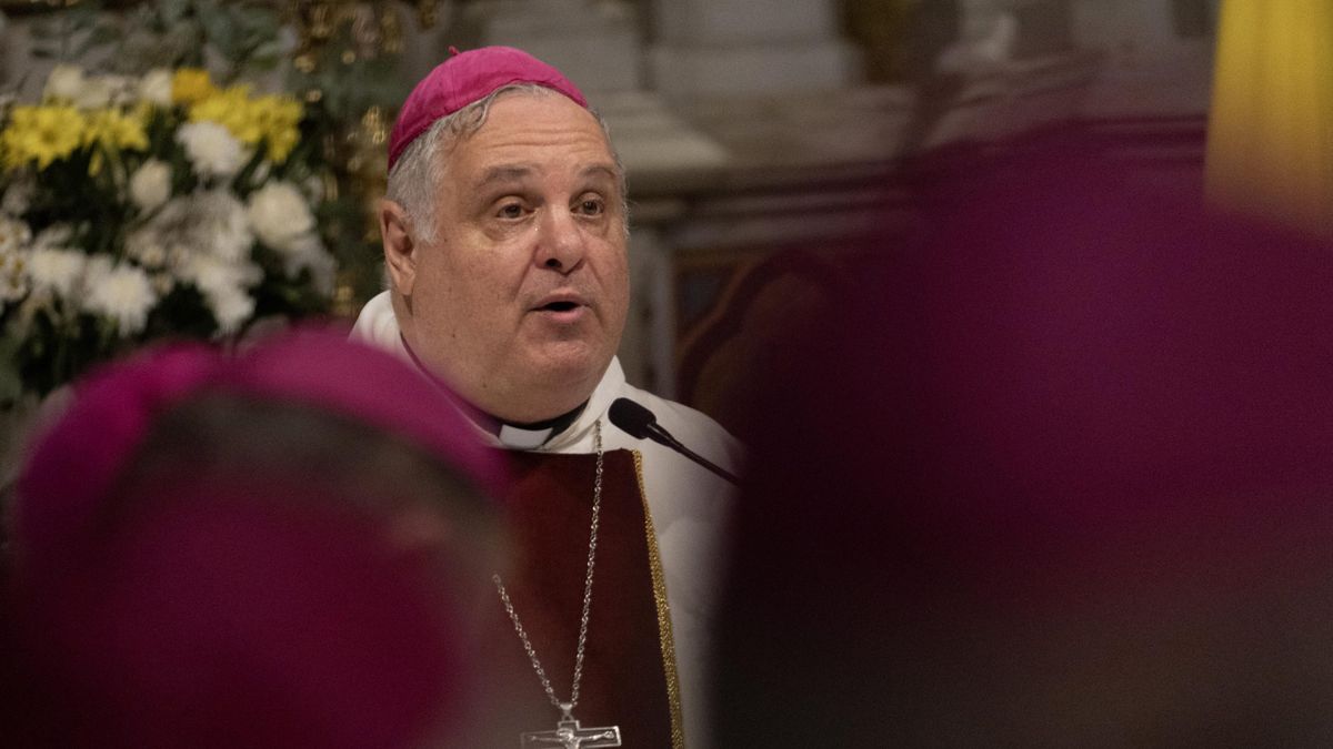 El arzobispo de Mendoza, Marcelo Colombo, dio la misa en honor a Francisco.