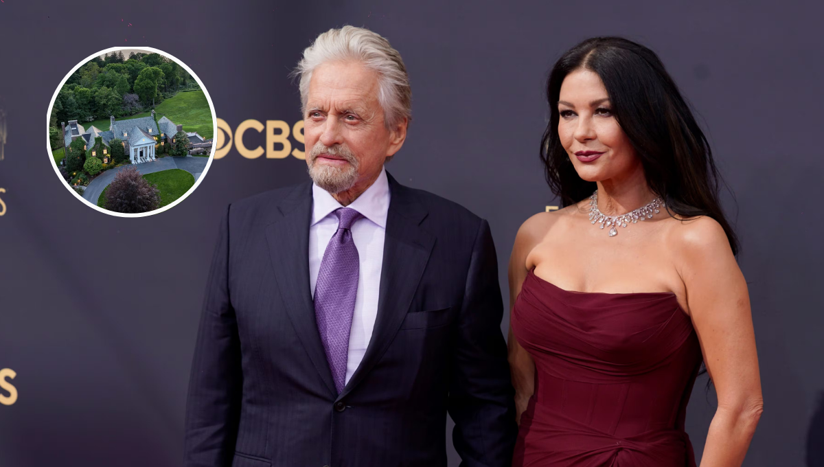 Cómo es la mansión que Catherine Zeta-Jones y Michael Douglas venden en Nueva York.