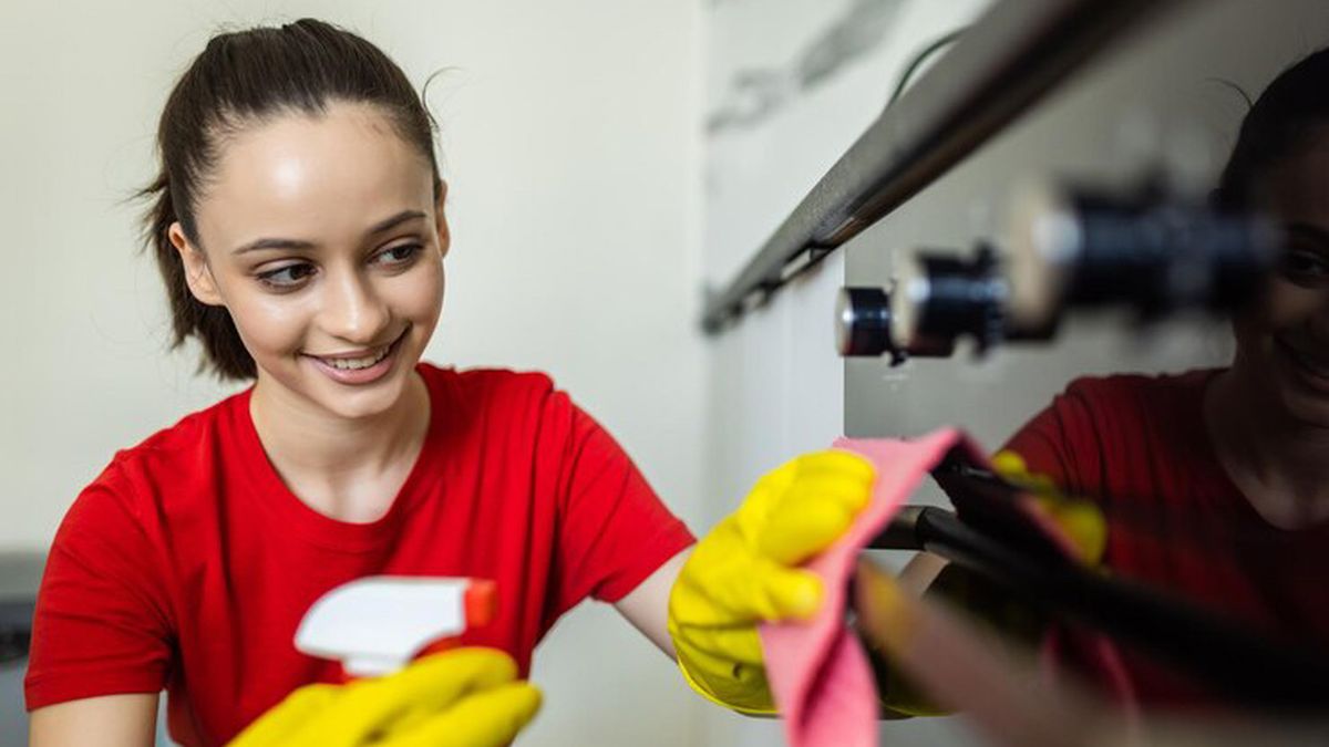 Pocas cosas ponen a una persona más feliz que ver a su cocina brillante de limpieza. Pocas cosas ponen a una persona más feliz que ver a su cocina brillante de limpieza.