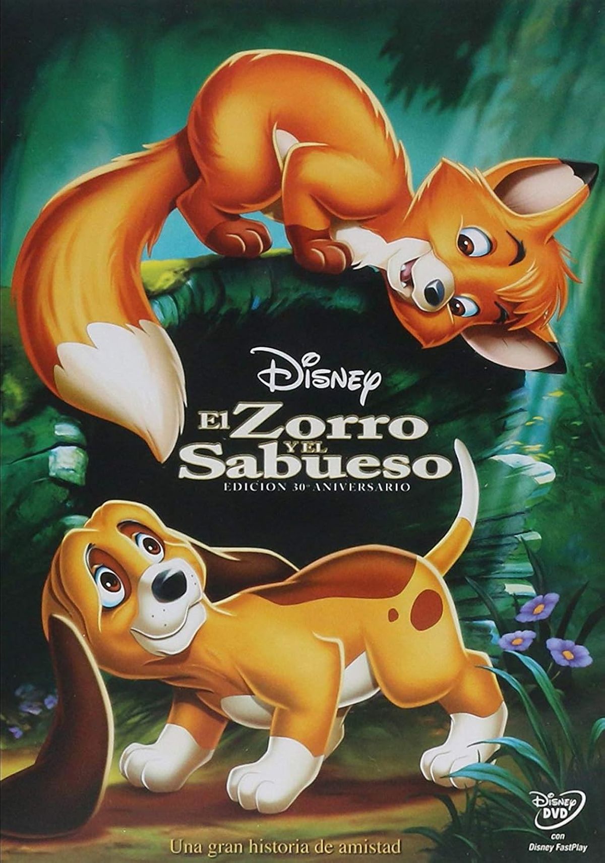 "El zorro y el sabueso", un cl&aacute;sico de Disney.&nbsp;