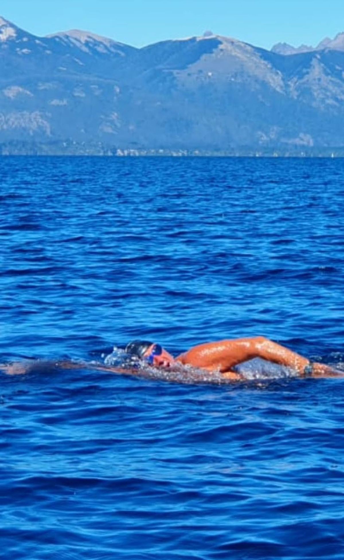 Oriozabala tiene otro gran desaf&iacute;o en el lago Nahuel Huapi.