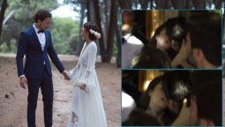 {alttext(,¿A quién besa Lali en el #MannequinChallenge del casamiento de Gimena Accardi y Nico Vázquez?)}