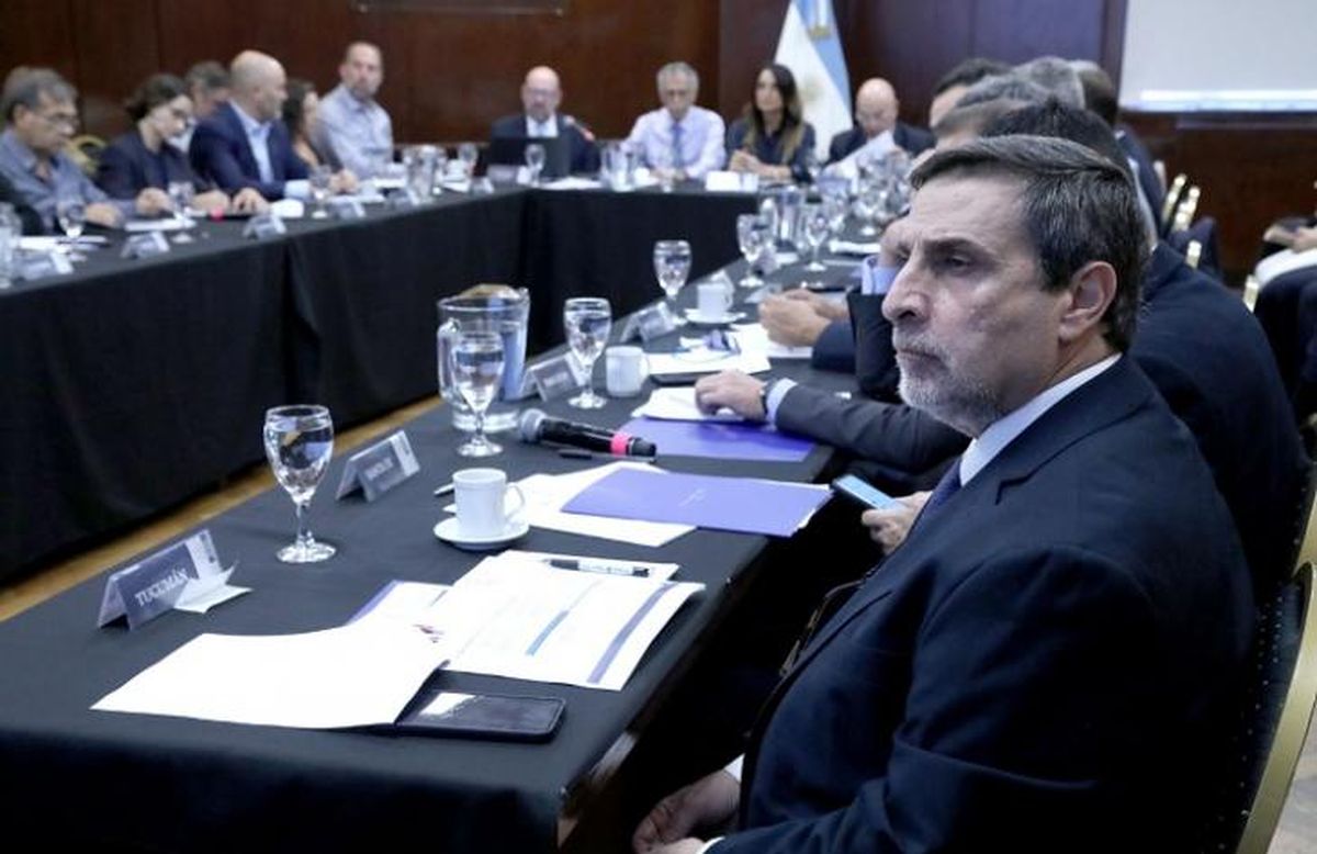 El ministro de Salud de Nación, Mario Lugones, encabezó la reunión del Cofesa. El ministro de Salud de Nación, Mario Lugones, encabezó la reunión del Cofesa.