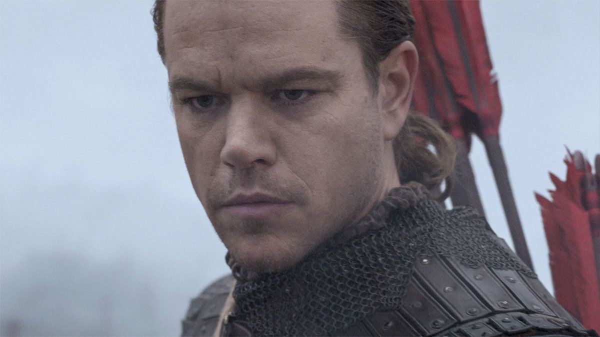 El actor Matt Damon interpreta a William Garin en la película de Netflix.