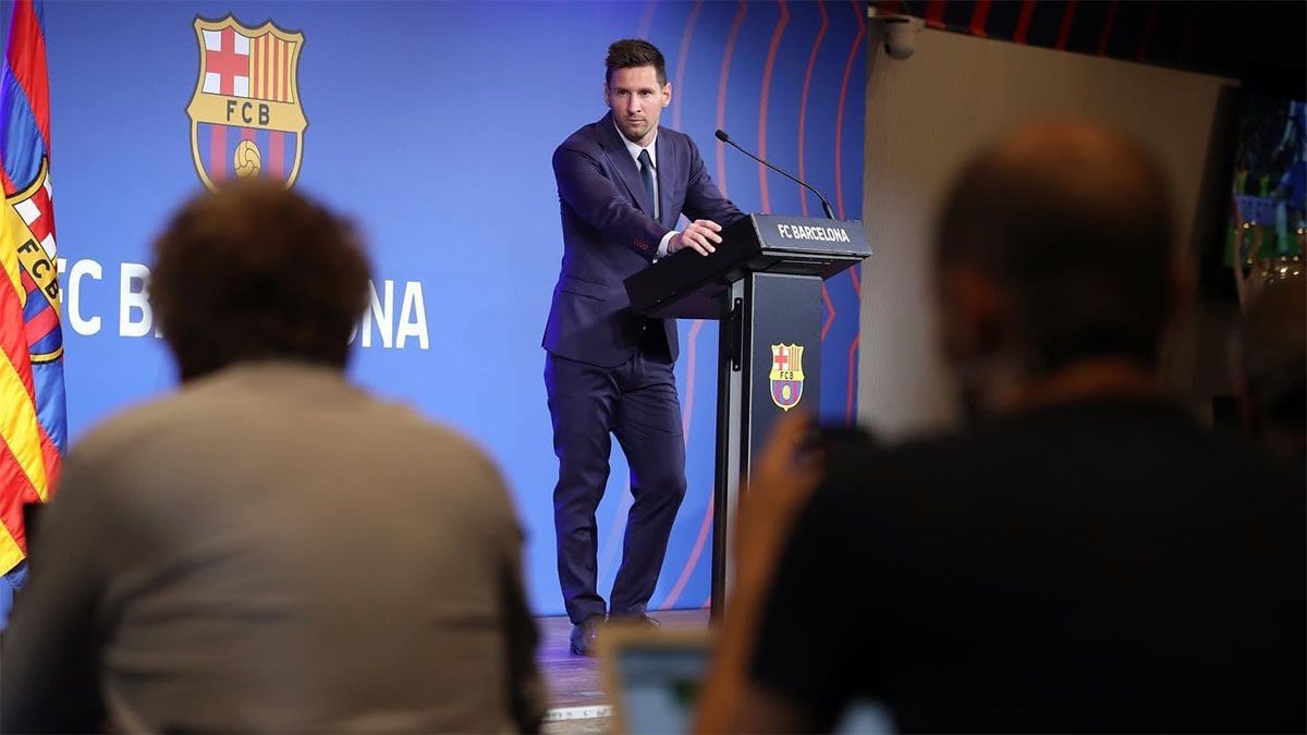 El último posteo de Messi en Barcelona y el momento del llanto 