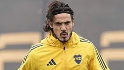 Cavani sigue sin poder jugar y su futuro en Boca es incierto.