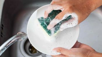 Cómo se usa la esponja para lavar platos y ollas: ¿se utiliza el lado amarillo o verde?