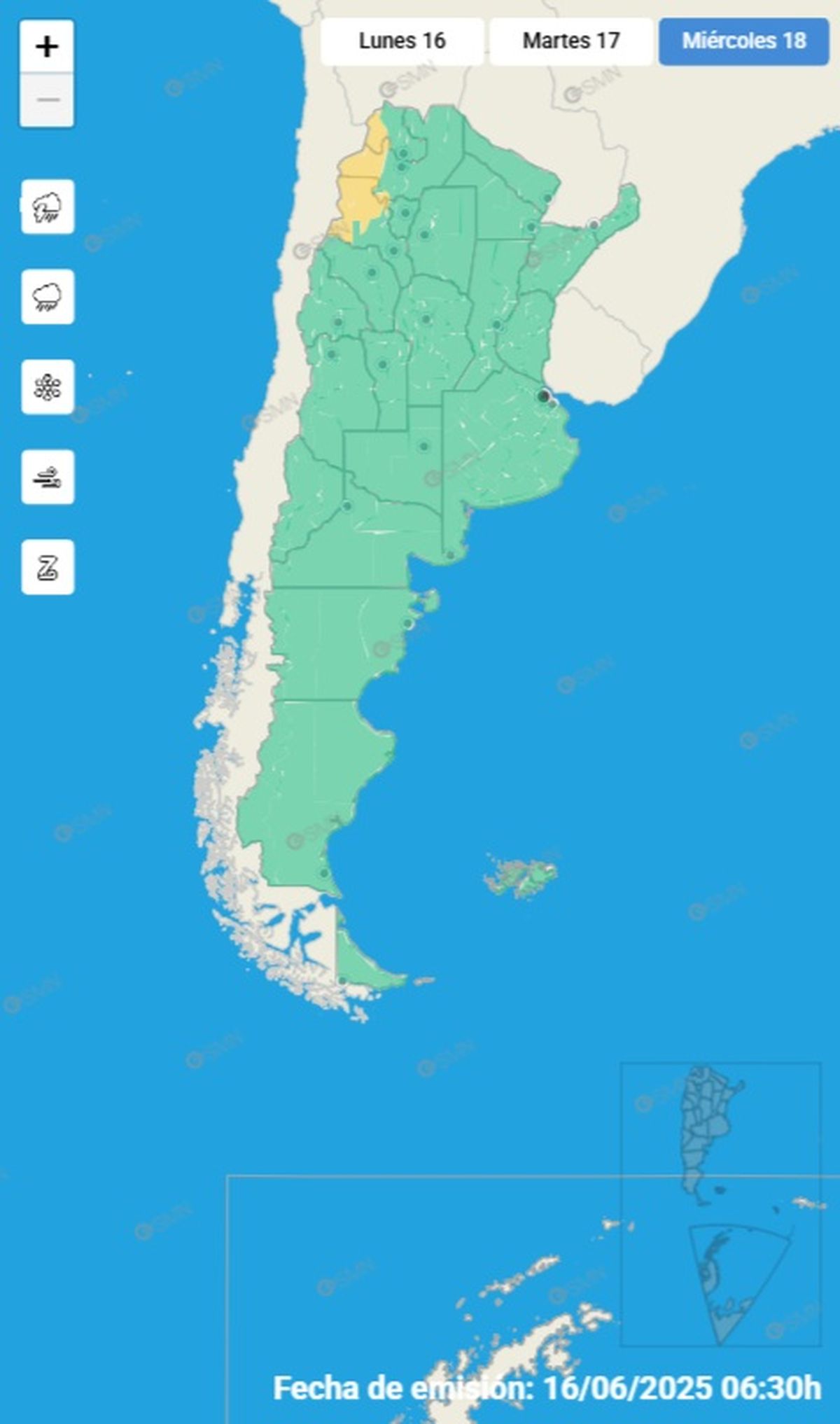 Estas son las áreas afectadas Estas son las áreas afectadas