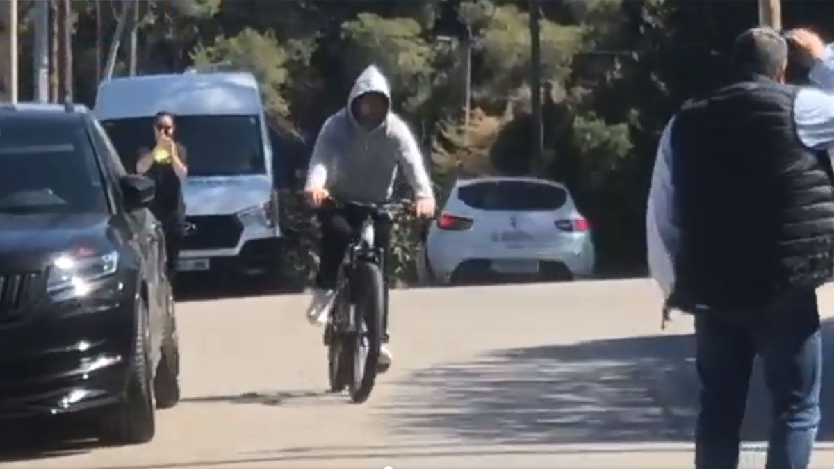 Lionel Messi descansó el fin de semana en Barcelona.