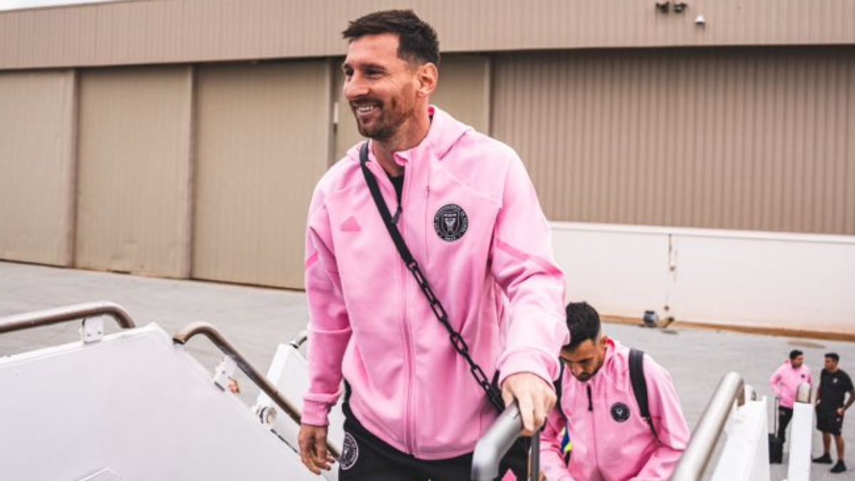 Messi viajó a Dallas donde la ola polar se está haciendo sentir