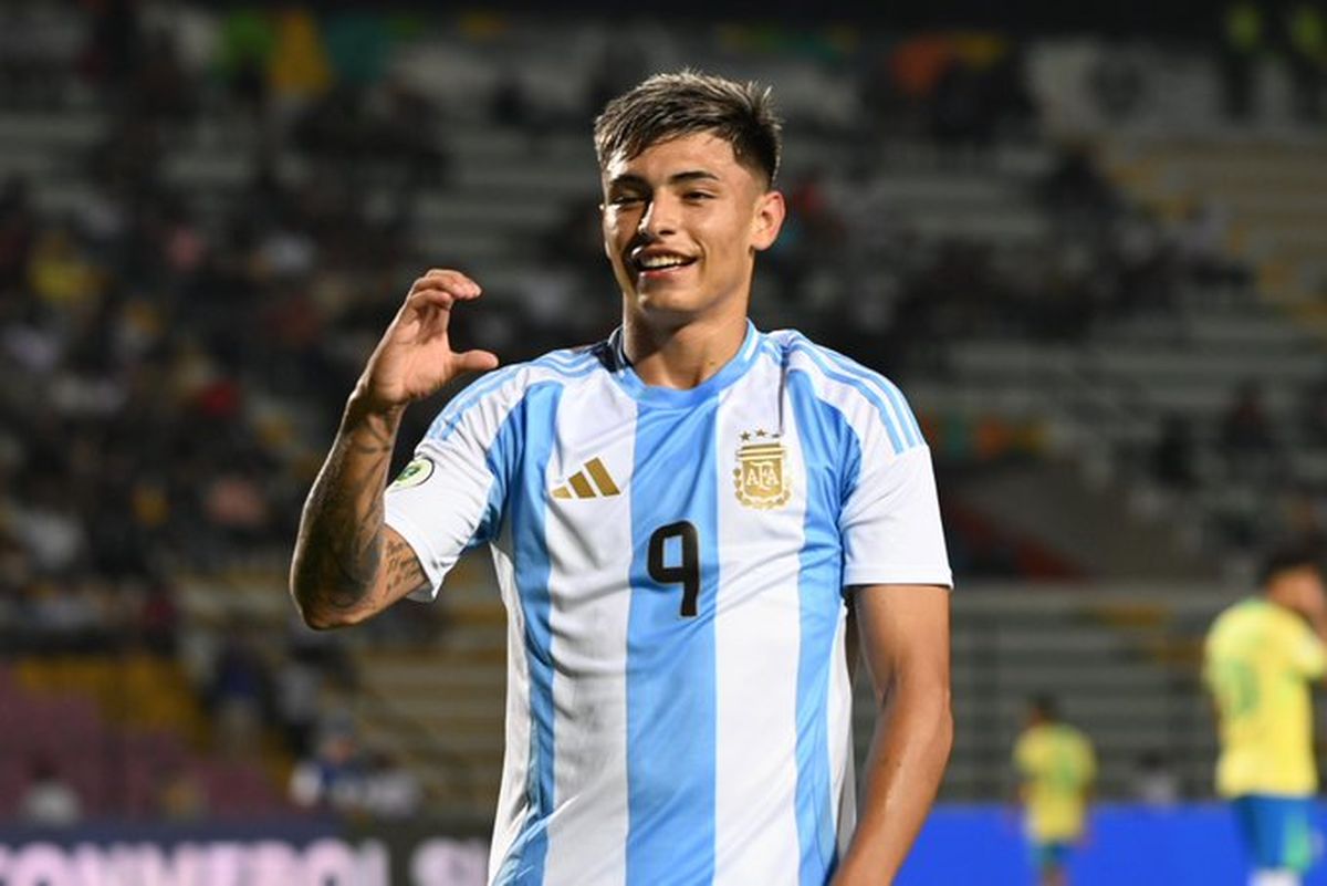 Ruberto marcó uno de los goles en la goleada ante Brasil. Ruberto marcó uno de los goles en la goleada ante Brasil.