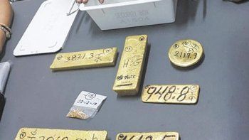 ¡Se robaron 123 kilos de oro!