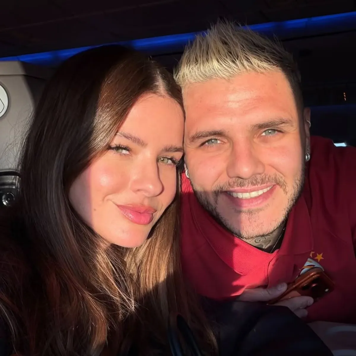 Mauro Icardi y la China Suárez en Turín. Mauro Icardi y la China Suárez en Turín.