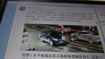 Un accidente abrió el debate sobre la moral de los chinos