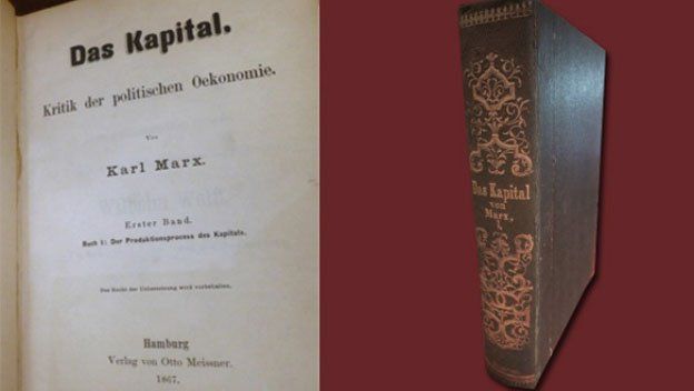 Un volumen de El Capital de Marx fue vendido en US$ 40 mil