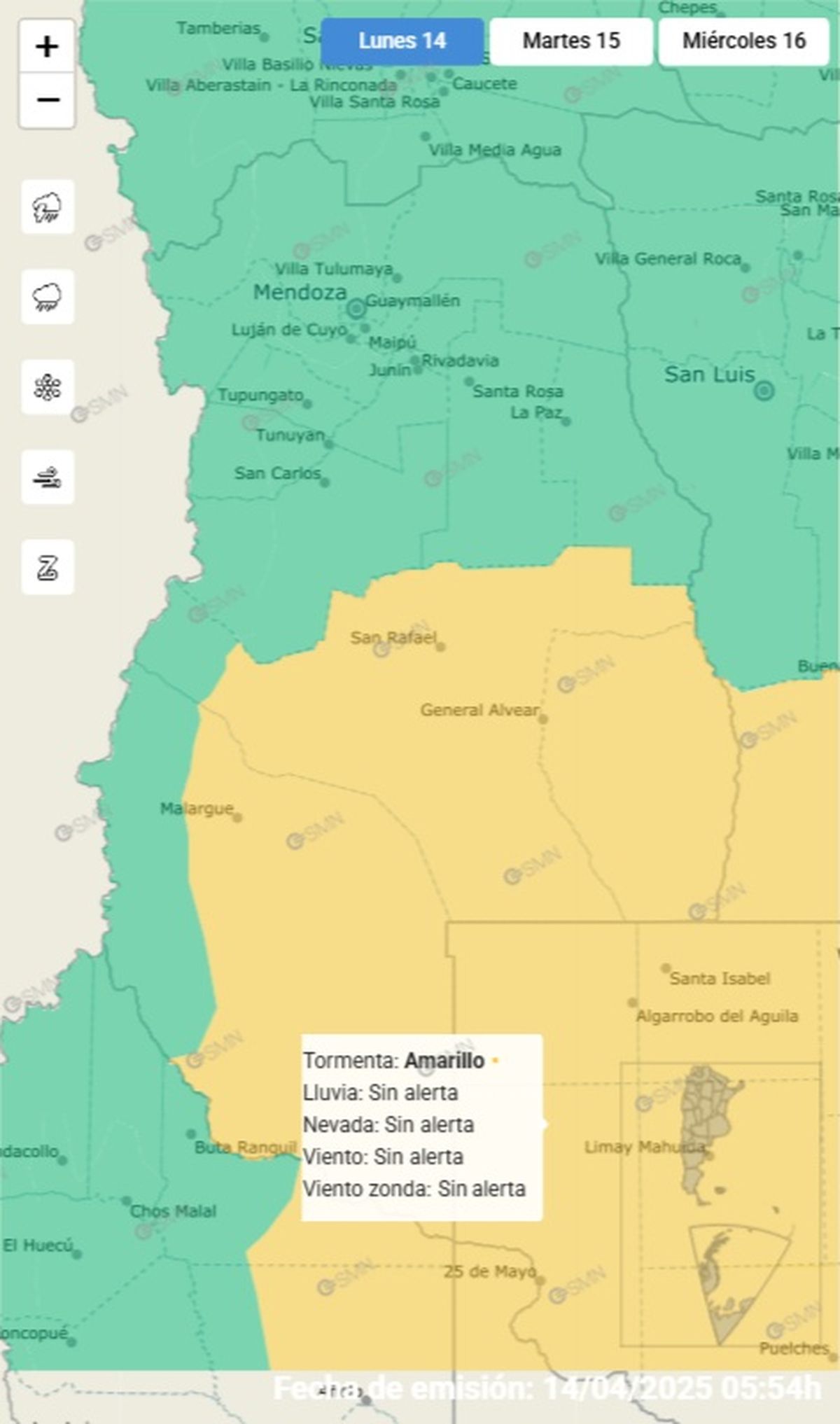 Estos son los departamentos afectados Estos son los departamentos afectados 