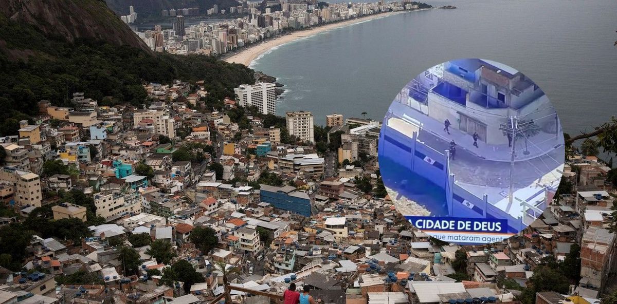 El operativo se realizó en Ciudad de Dios, Brasil.