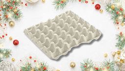 Paso a paso para crear un pinito de Navidad con un maple de huevo Paso a paso para crear un pinito de Navidad con un maple de huevo