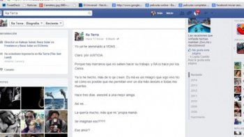 Sujeto confesó por Facebook haber asesinado a su suegra
