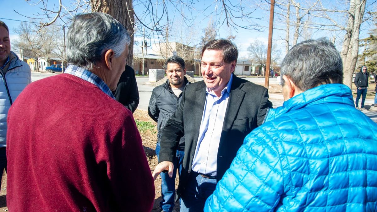 Omar Parisi estuvo en San Carlos y en Malargüe.