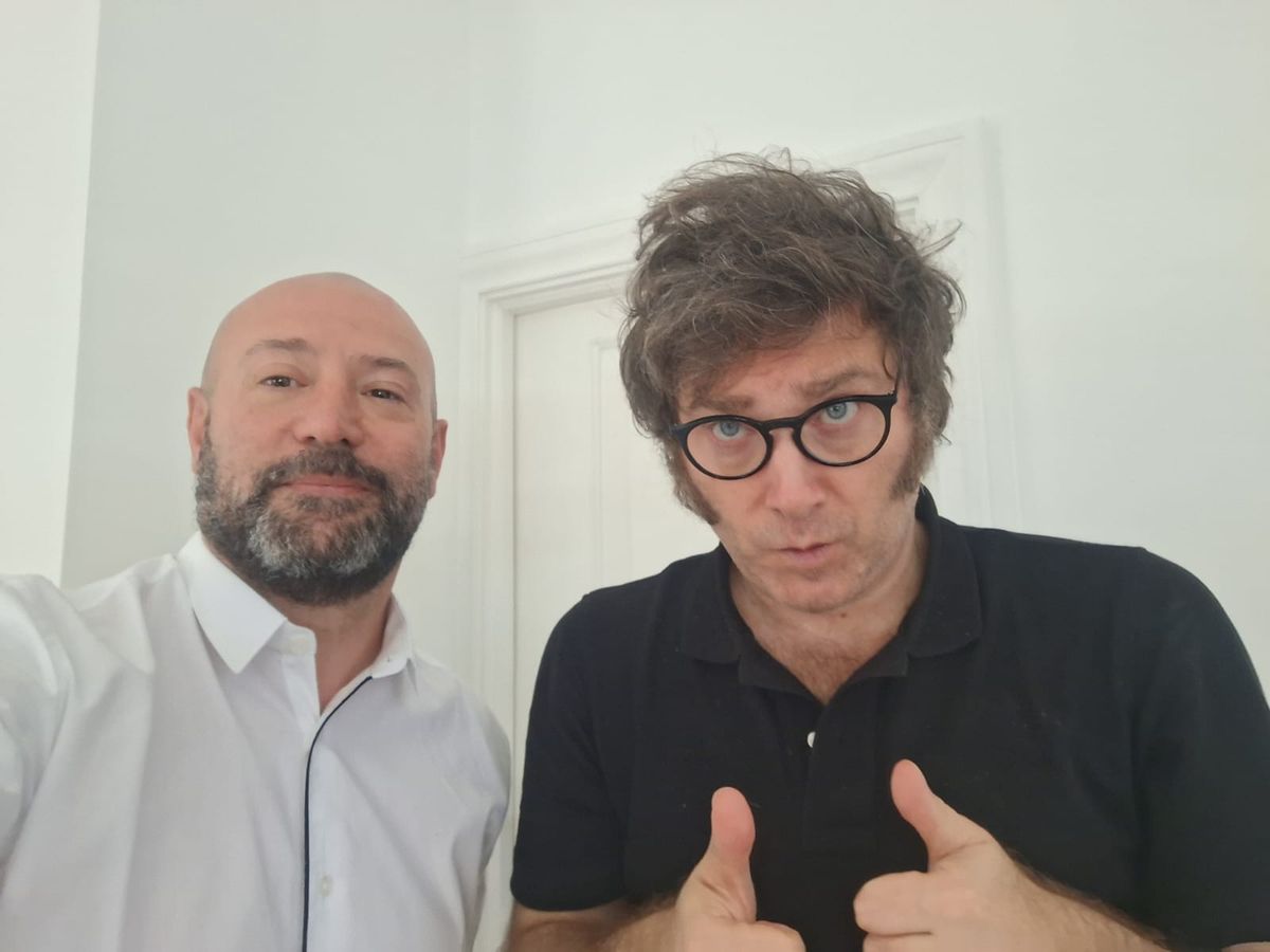 Diego Orlando Spagnuolo, director de la Agencia Nacional de Discapacidad, y el presidente Javier Milei. Diego Orlando Spagnuolo, director de la Agencia Nacional de Discapacidad, y el presidente Javier Milei.