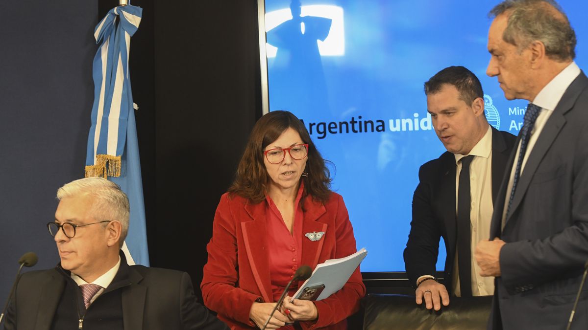 Silvina Batakis dio su primera conferencia de prensa.