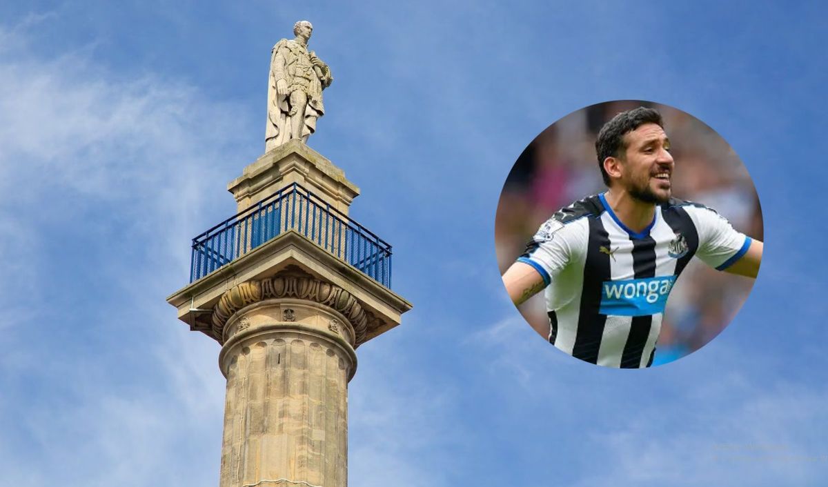 Ídolo de Newcastle tocó la guitarra en un monumento histórico.
