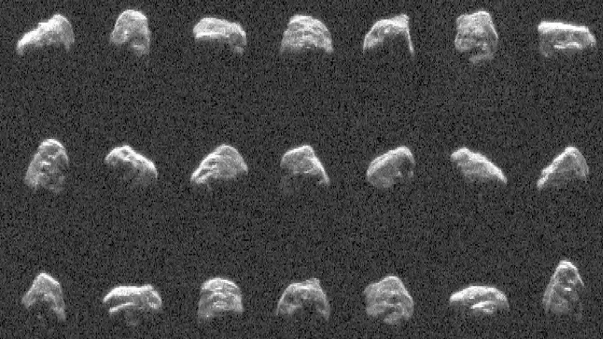 Las fotografías del 2014 TN17 que tiene la NASA. Las fotografías del 2014 TN17 que tiene la NASA.
