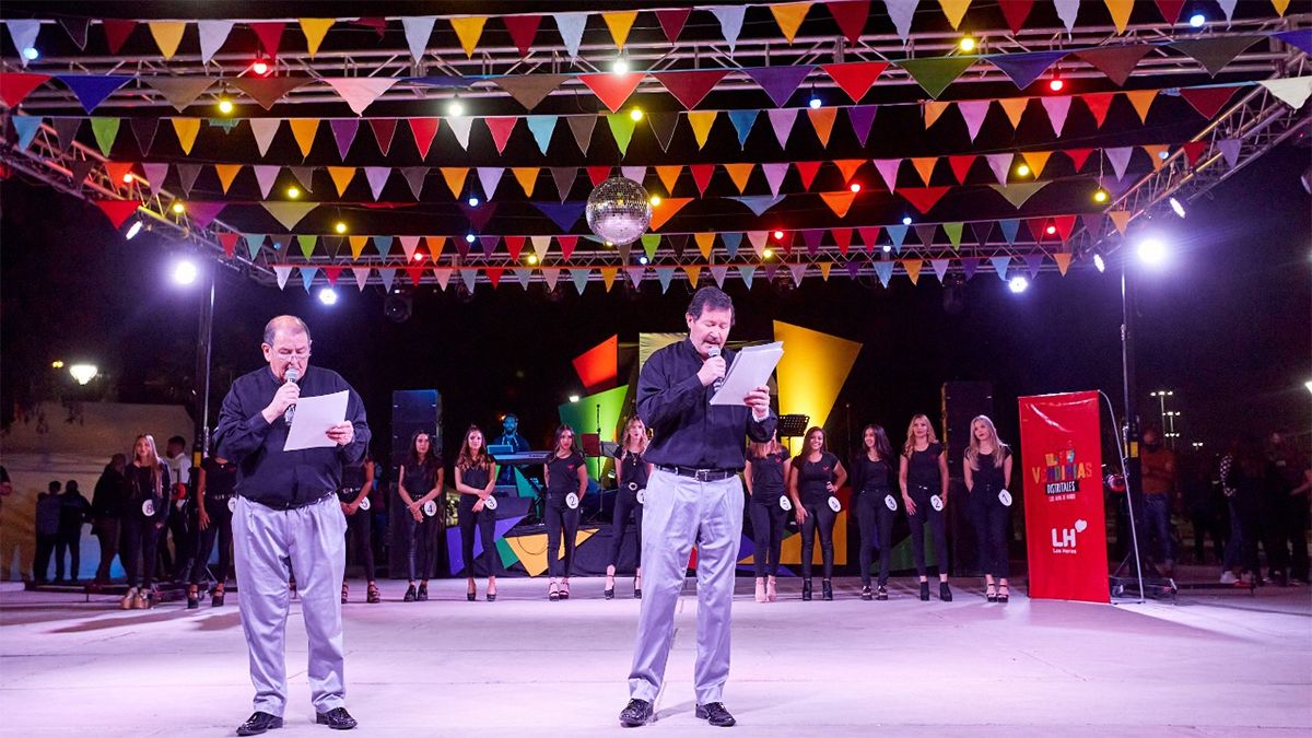 Vendimia de Las Heras: Los Cumpas actuaron en el primer festejo distrital.